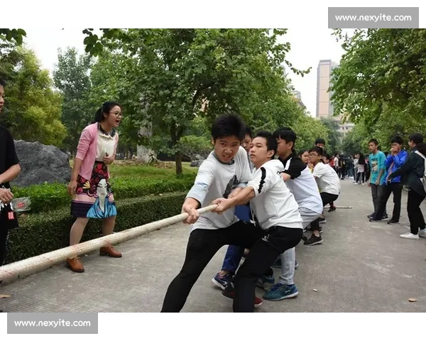 团结一心力拔山河记一次难忘而激烈的校园拔河比赛经历